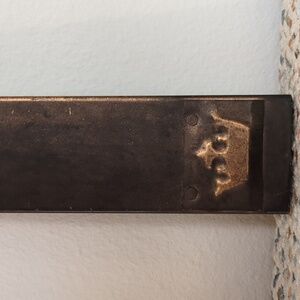 Forged JAN BARBOGLIO Handmade Iron Metal Fireplace Match Stick Holder Box Vase